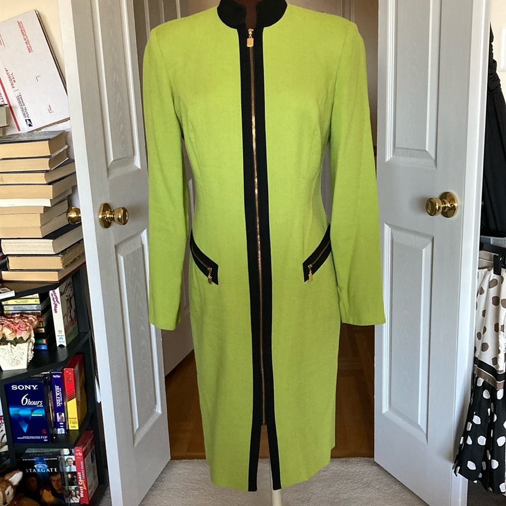 Sandra Ow for NR.1 vintage and rare wool crape dress